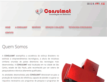 Tablet Screenshot of consulmat.com.br
